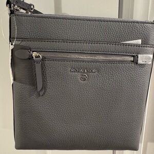 Michael Kors Gray Leather Men's Bag